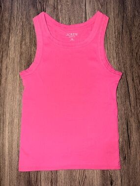 J. Crew Hot Pink Tank Top